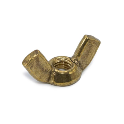 Wing nut brass