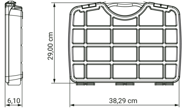 Maletín surtido abrazaderas ASFA L (9mm)