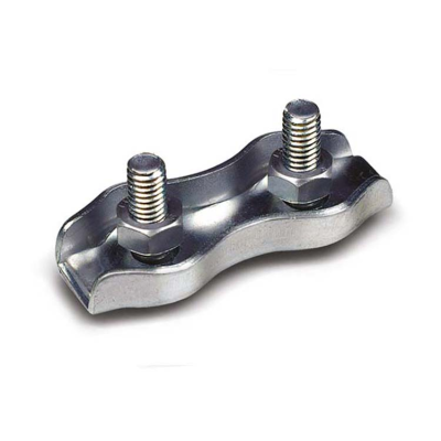 Duplex wire rope clips