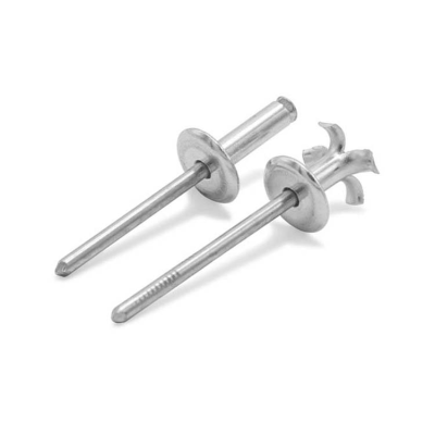 Aluminium blind flower rivets wide head