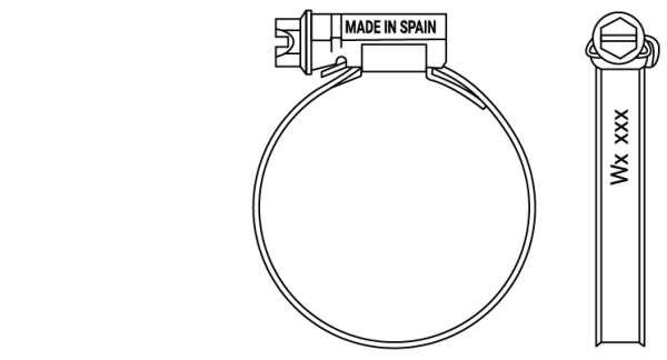 ASFA L (9 mm) Hose Clamp
