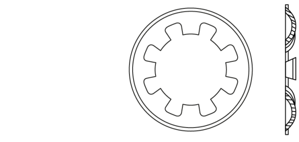 Fixation Rapide Circulaire pour Axes SRRM