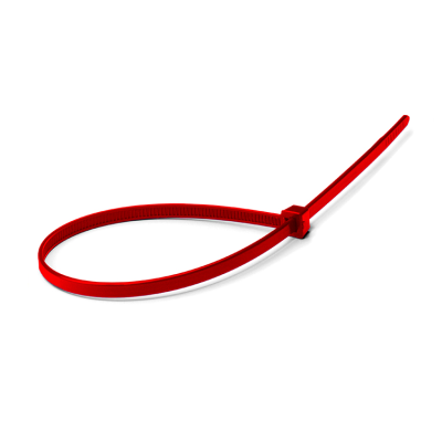 Cofil - Colliers de serrage rouges en nylon Polyamide 6.6 certifiés UL pour sécurité incendie et urgence