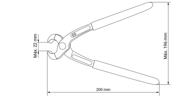 Side and front-closing Ear Clip Pincers