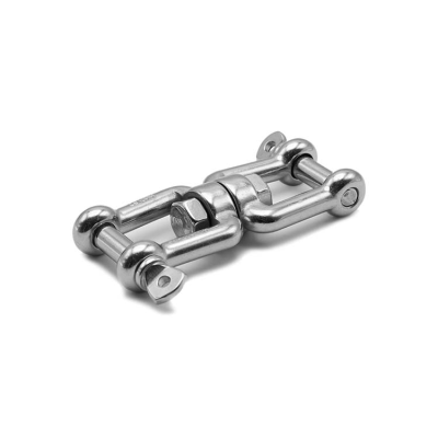 Double swivel shackle