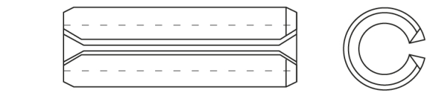 Pasador Elástico DIN 1481