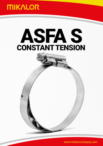 Folleto Mikalor Abrazadera ASFA S (12 mm) Constant Tension