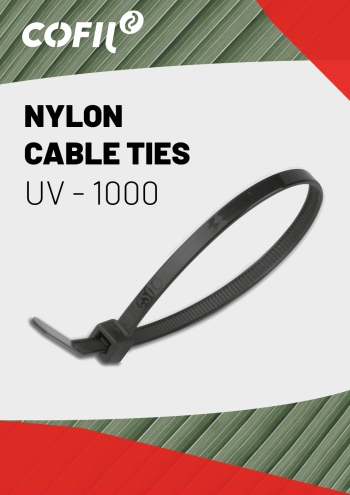 Folleto Cofil Abrazadera de nylon negra UV1000 SP